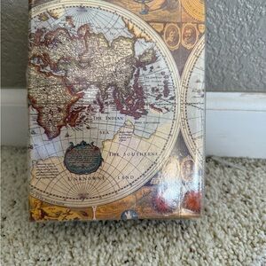 Vintage World Map Photo Album